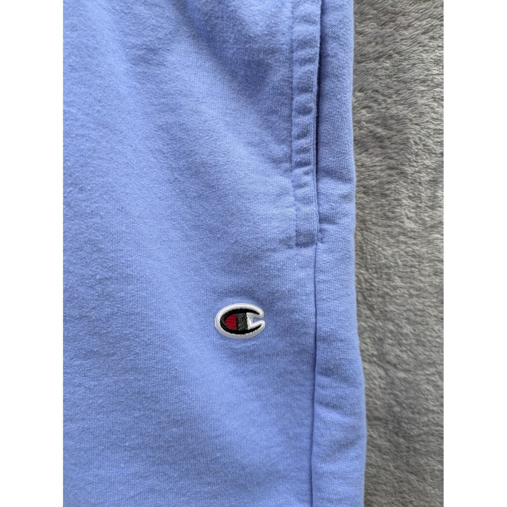 Athleisure Sweat Shorts Women XL Periwinkle Blue Casual Loungewear Sporty Fleece - Picture 2 of 9